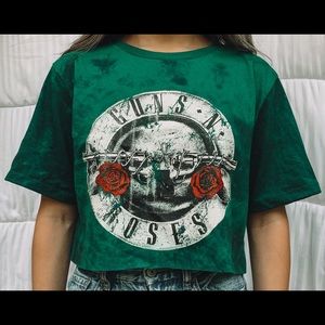 Green Tie-Dye Guns ‘N Roses Graphic Tee